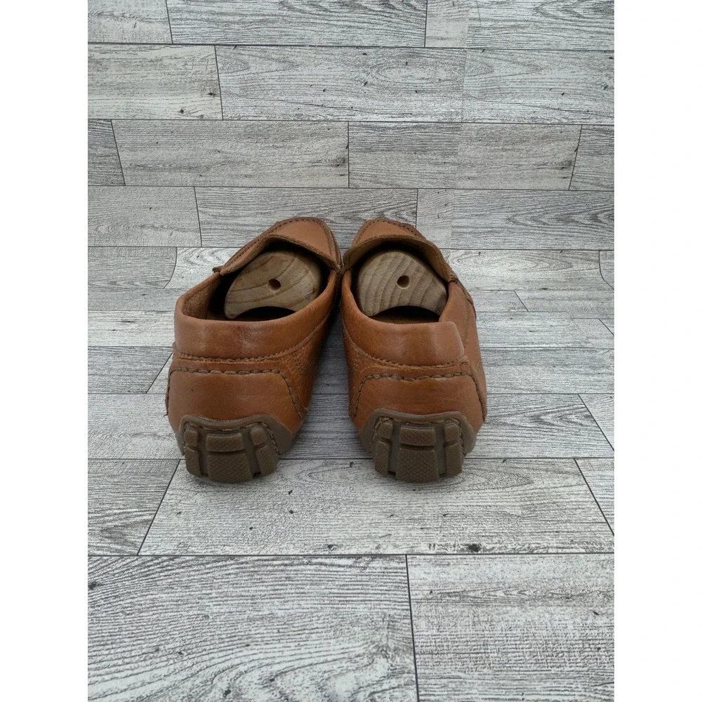 Clarks Men Tan Leather Slip On Loafers‎ Cushion Soft Shoes Sz 8.5M 261342907075